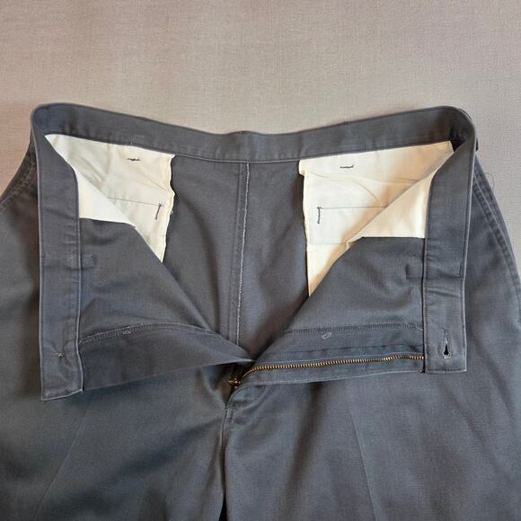 Vintage Haggar Generations Pleated 100% Cotton Slacks Men’s 38x30 Gray Mexico - Picture 4 of 12